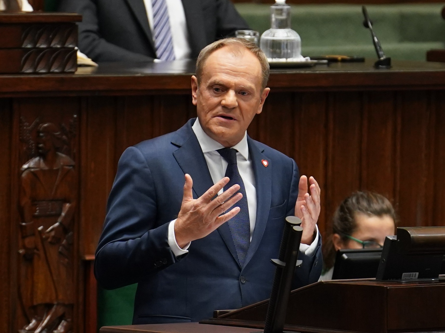 Premier Donald Tusk w Sejmie