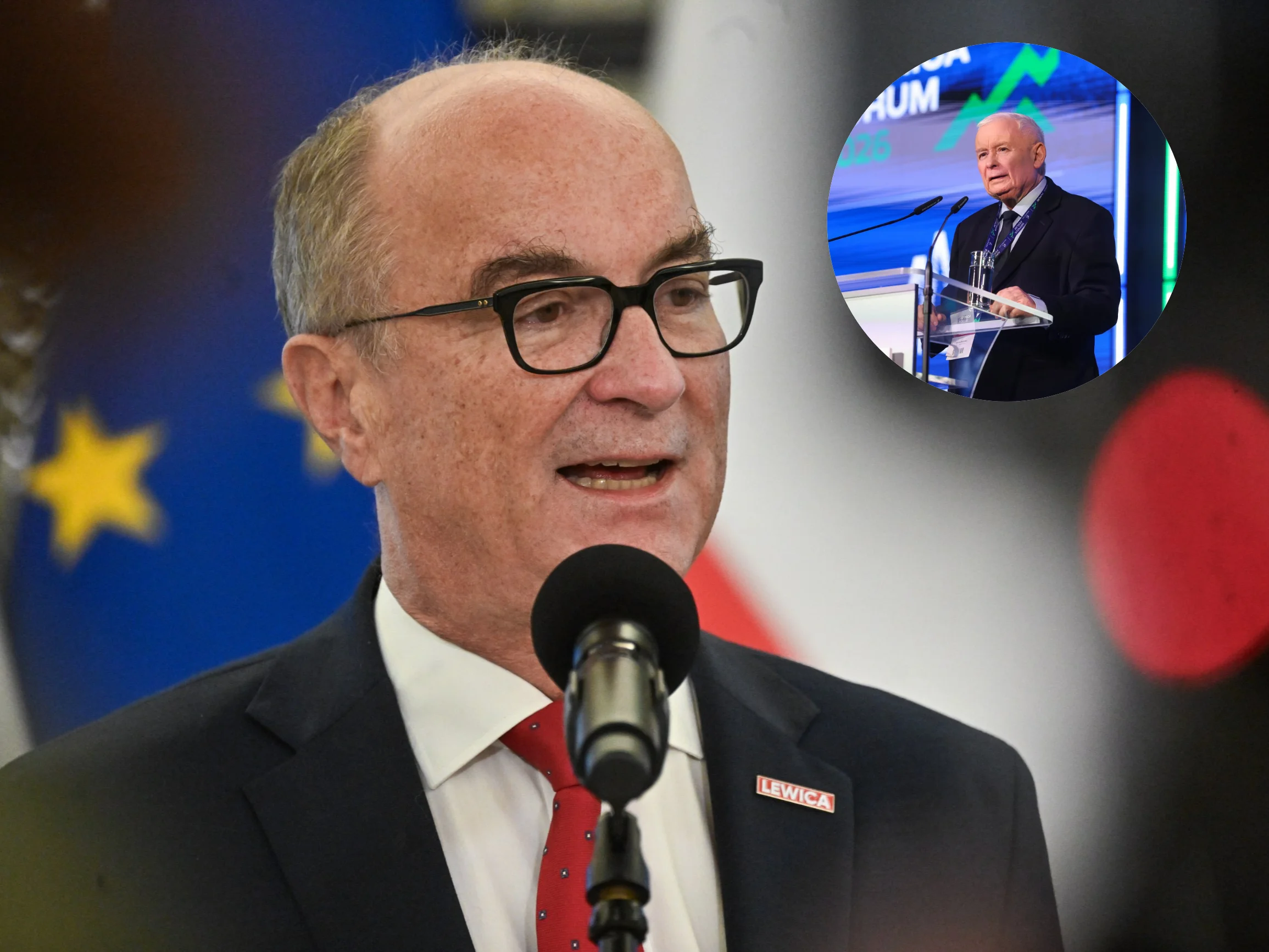 Włodzimierz Czarzasty (Lewica). Jarosław Kaczyński (PiS)