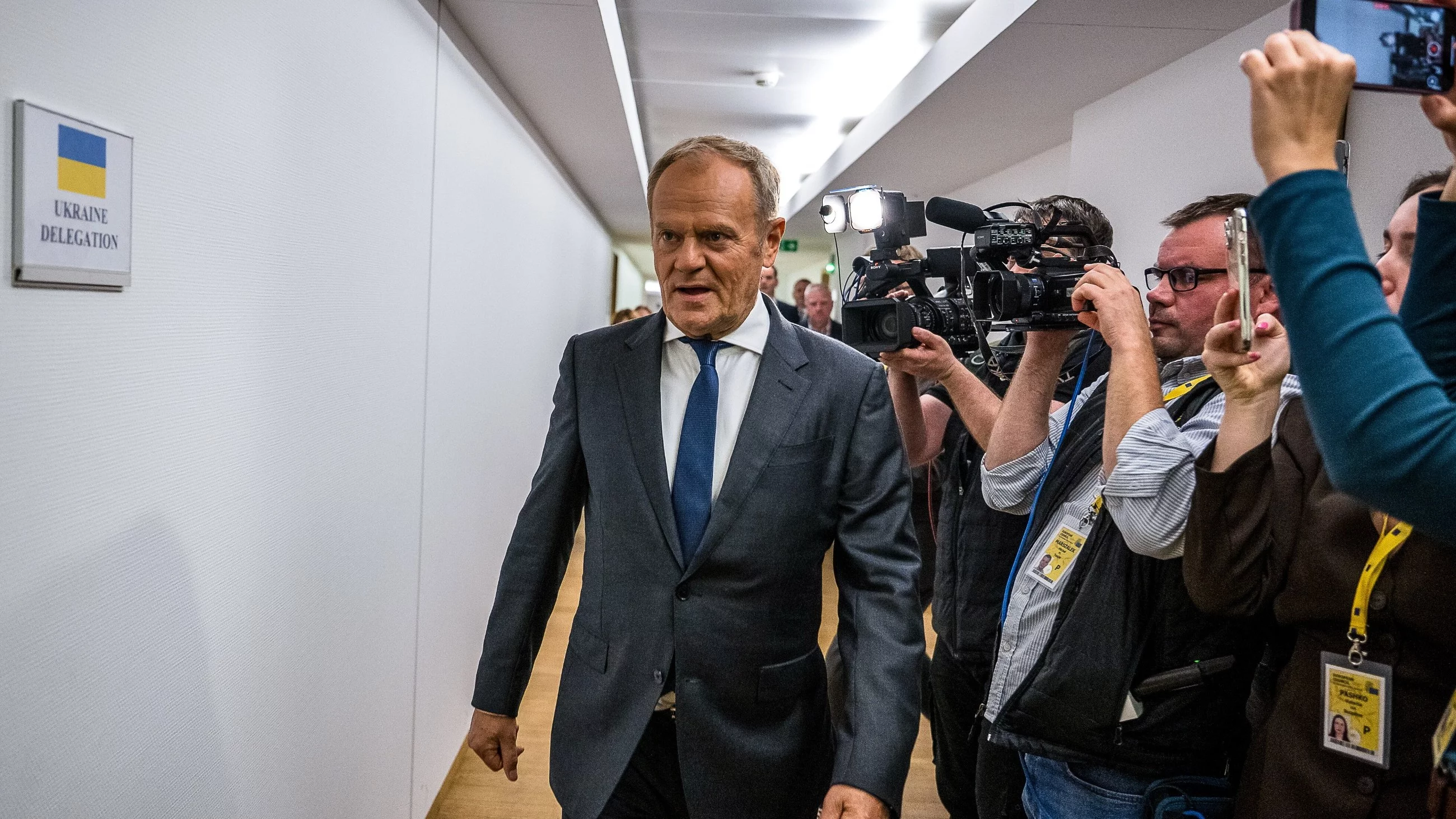 Premier Donald Tusk w Brukseli