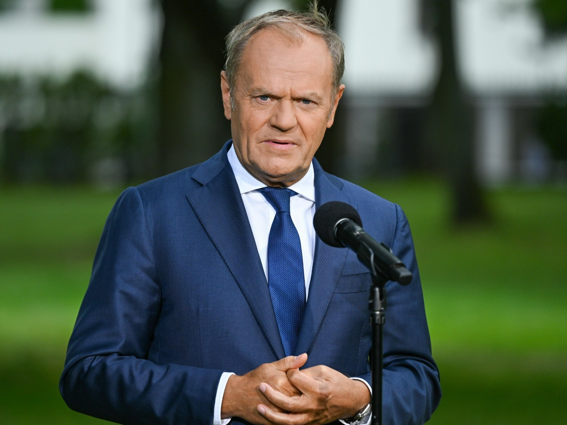 Tusk: Na sali Duda i Nawrocki, a ja jasno postawiłem kwestię wyborów