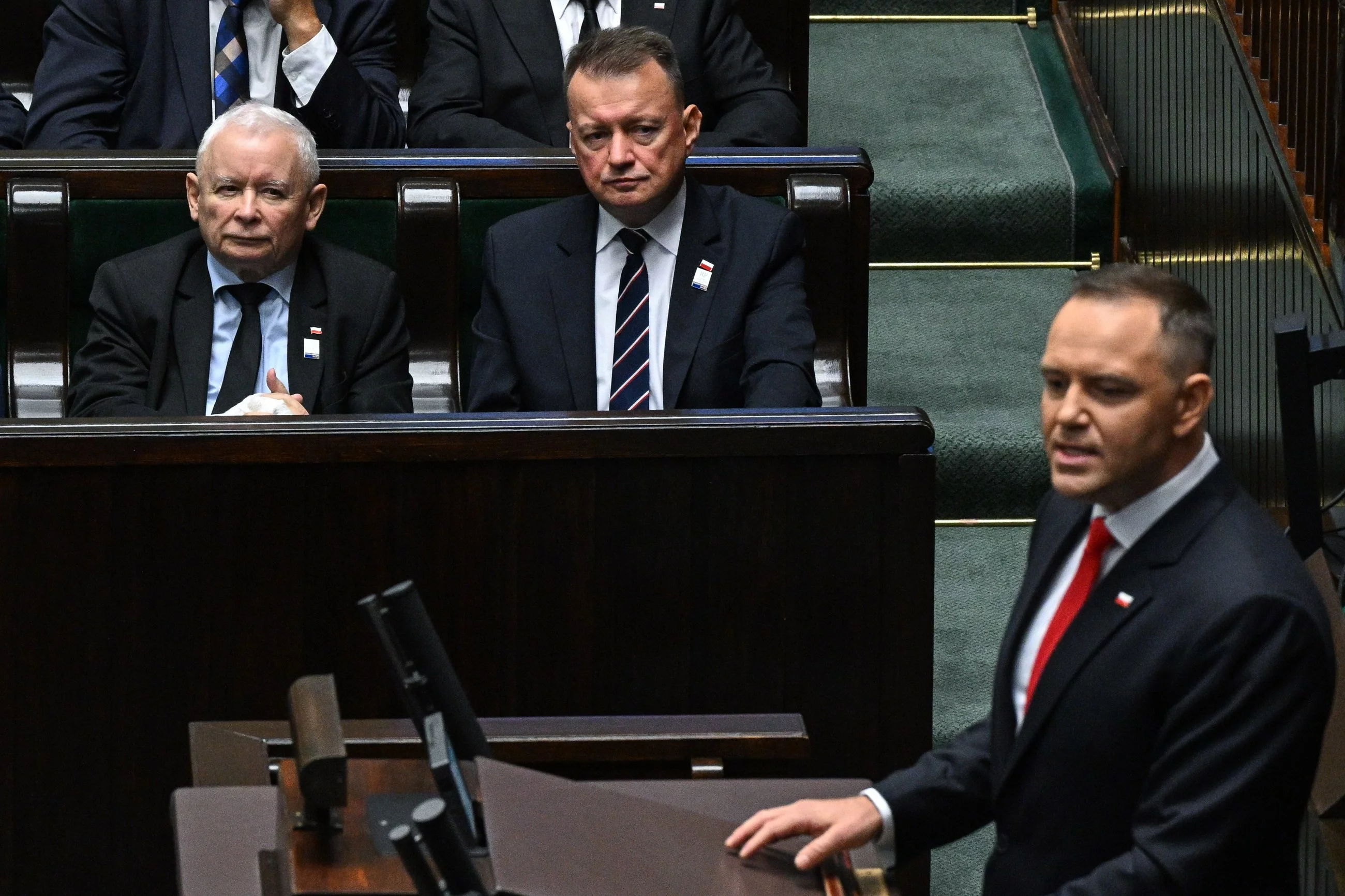 Jarosław Kaczyński, Mariusz Błaszczak, Karol Nawrocki