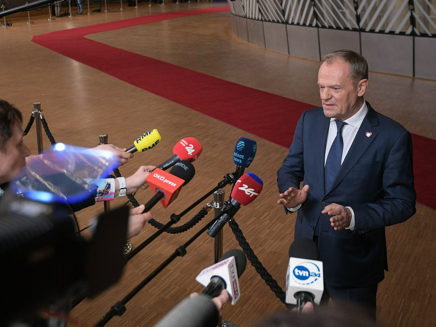 Premier Donald Tusk w Brukseli