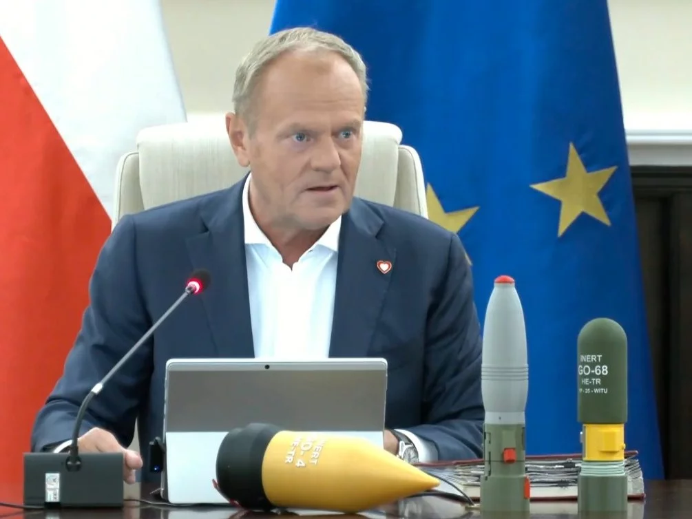 Donald Tusk na posiedzeniu rządu