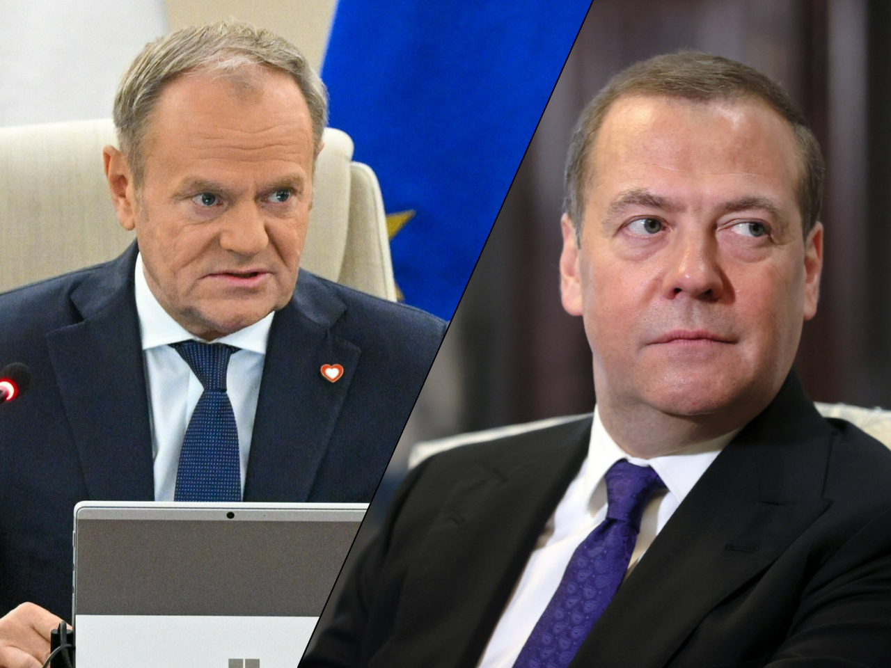 Donald Tusk reaguje na groźby Miedwiedwiewa