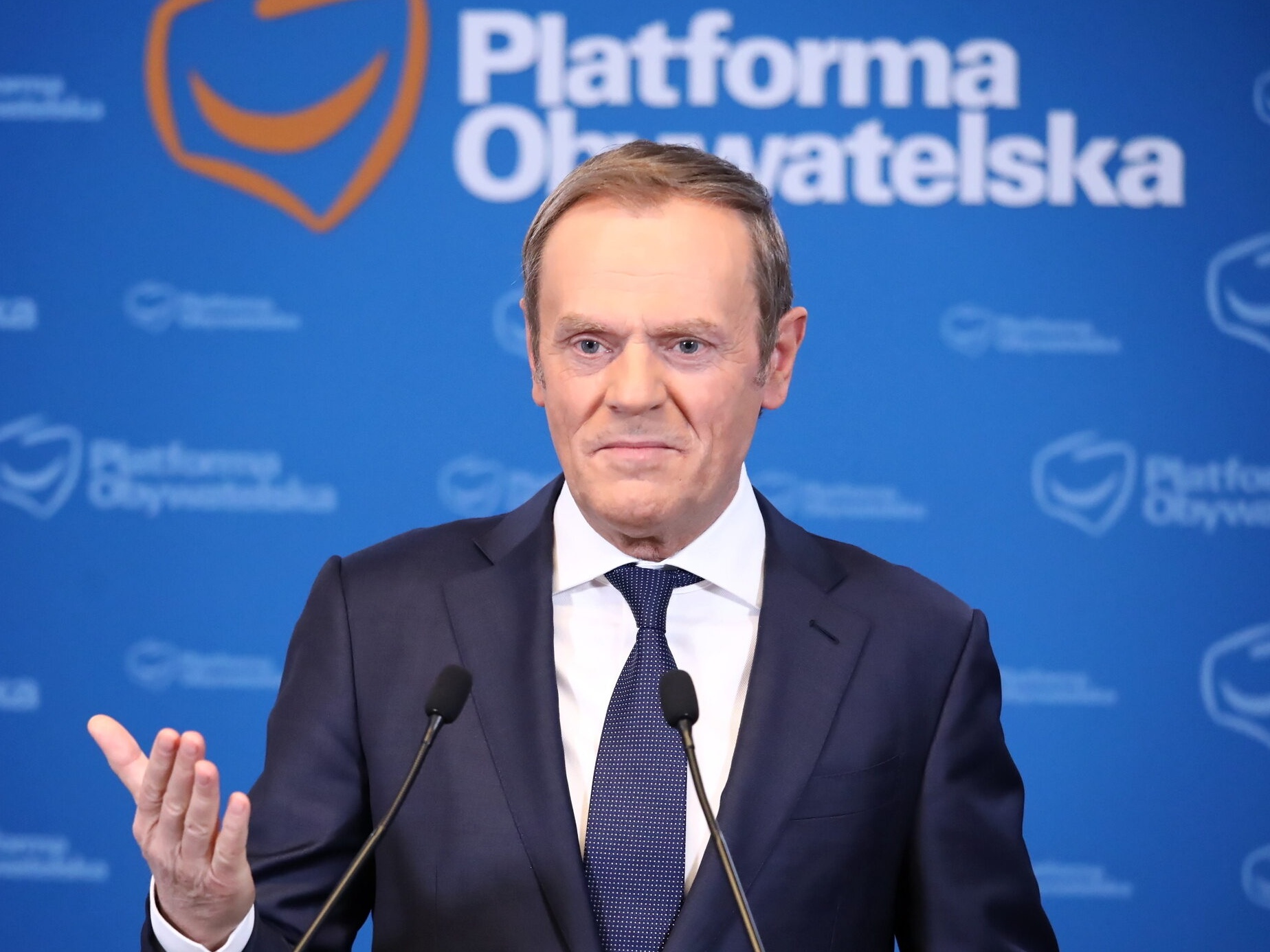 Przewodniczący Platformy Obywatelskiej Donald Tusk