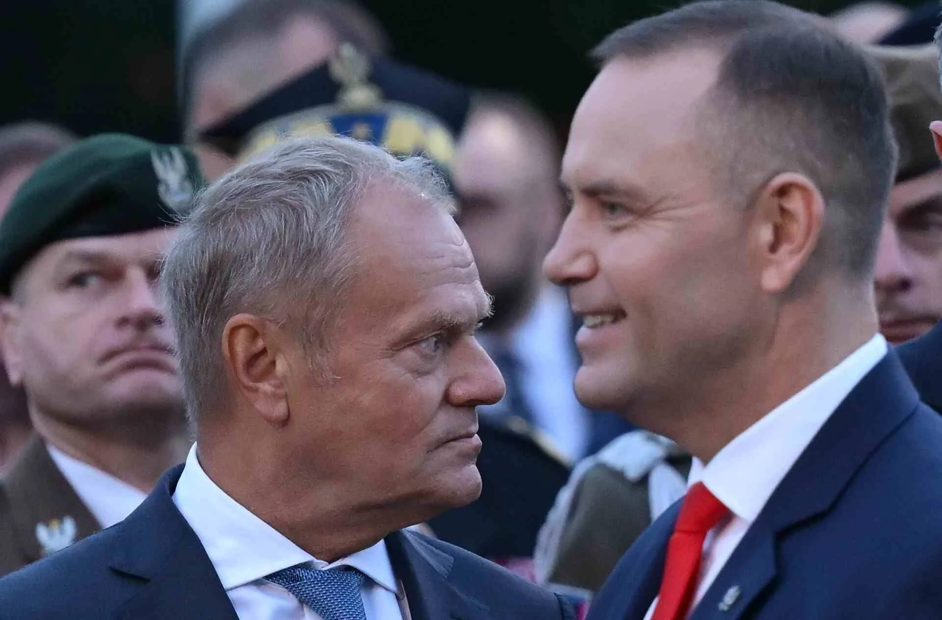 Premier Donald Tusk i prezydent Karol Nawrocki