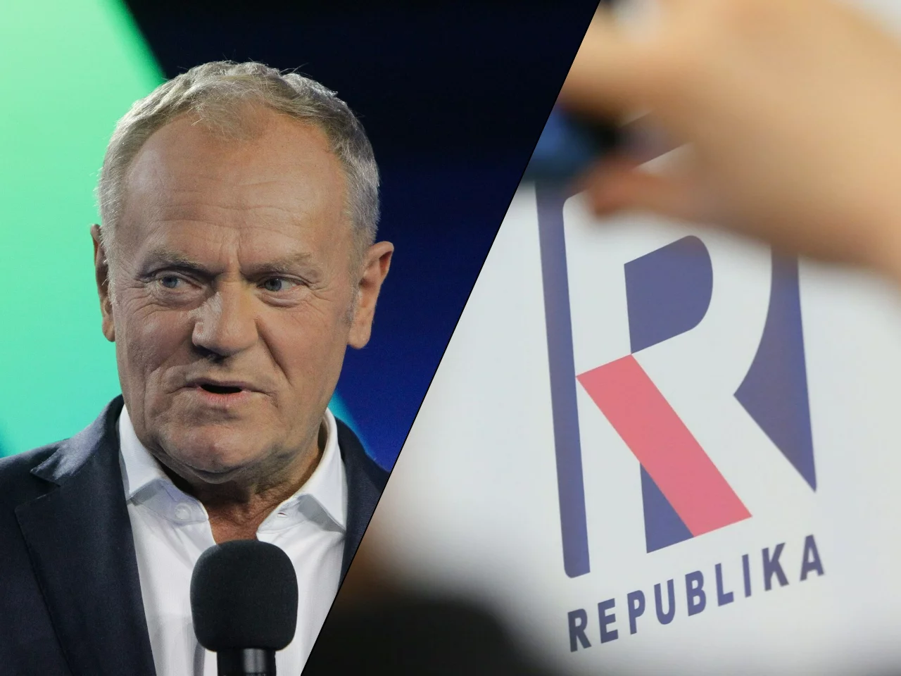 Donald Tusk / TV Republika, zdjęcie ilustracyjne