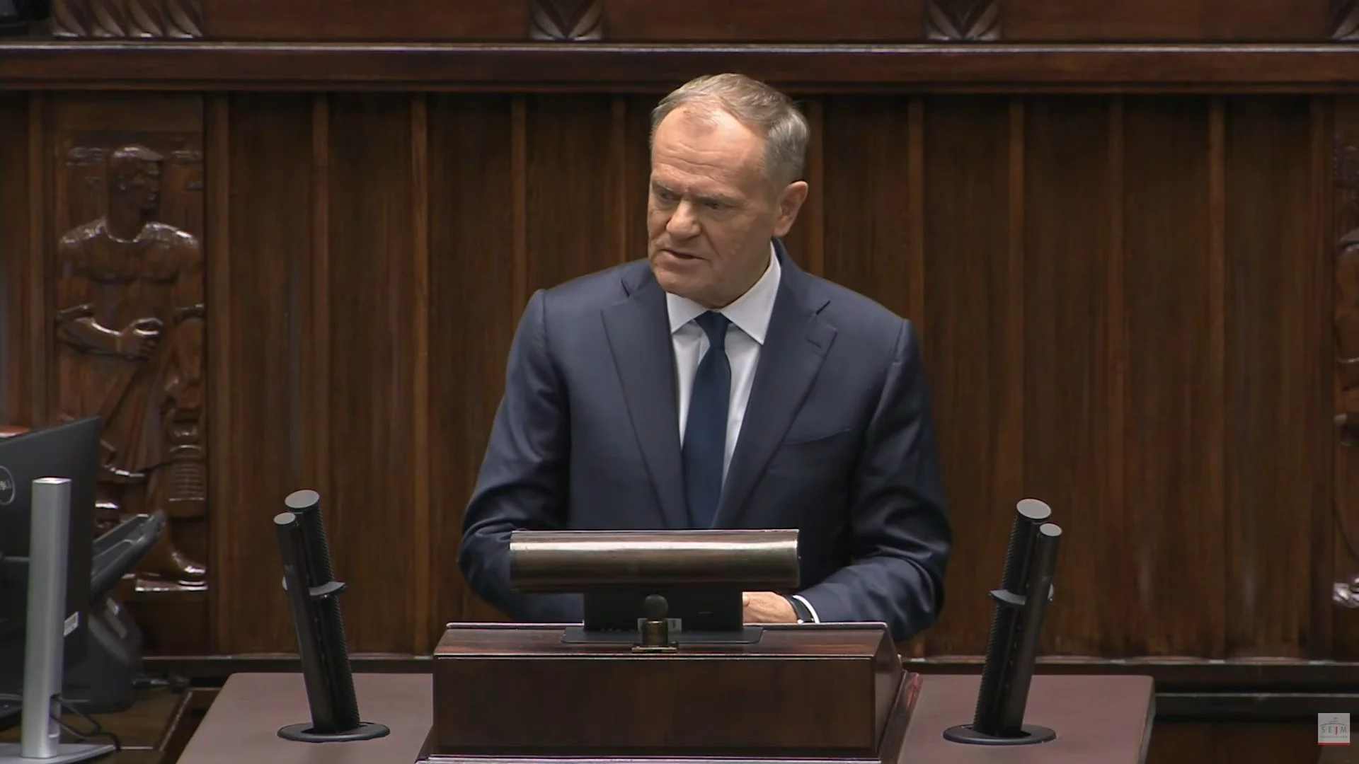 "Nazwiska, liczby, nazwy firm, daty". Tusk wskazuje, o czym mówił w Sejmie