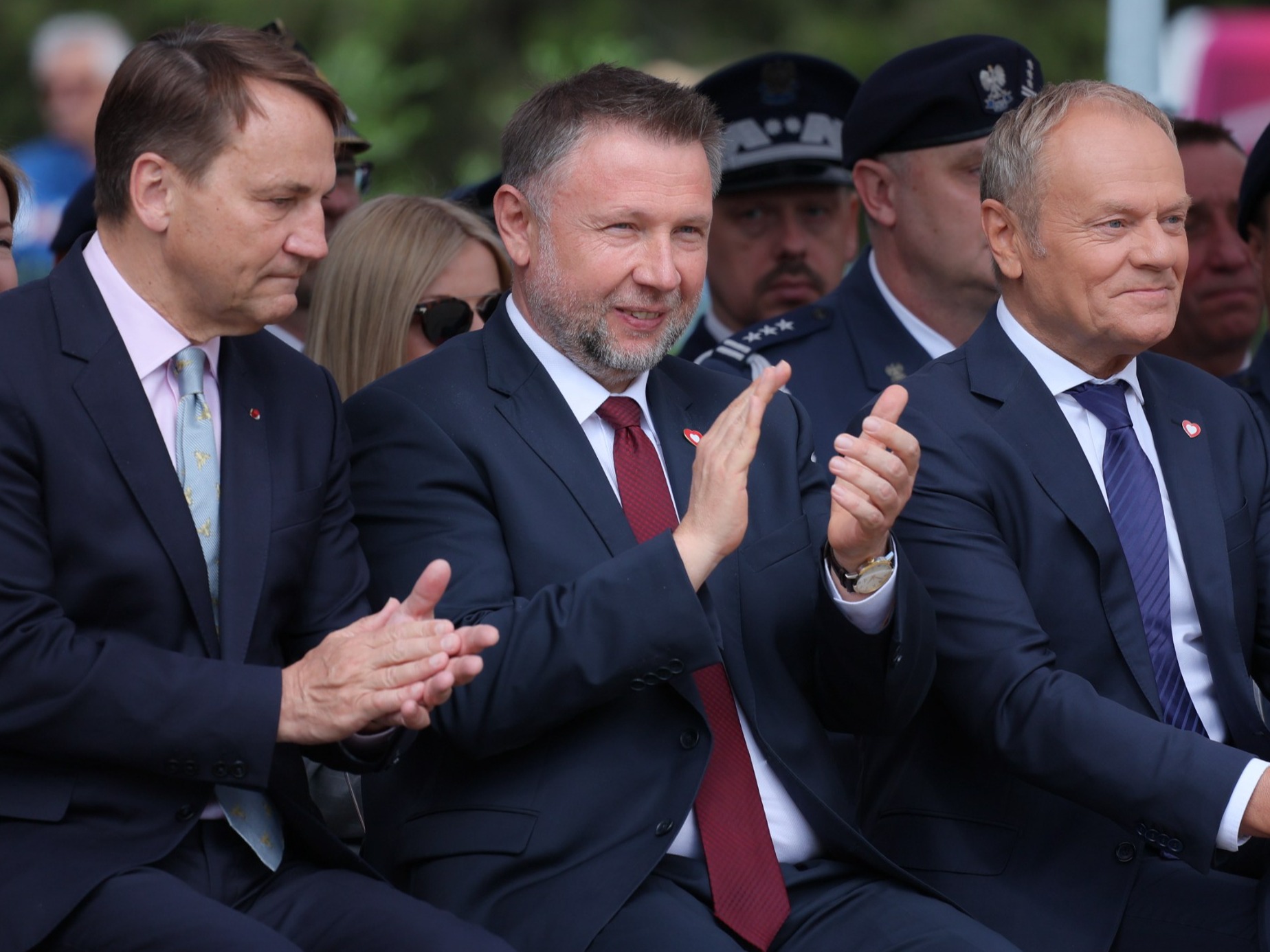 Radosław Sikorski, Marcin Kierwiński i Donald Tusk