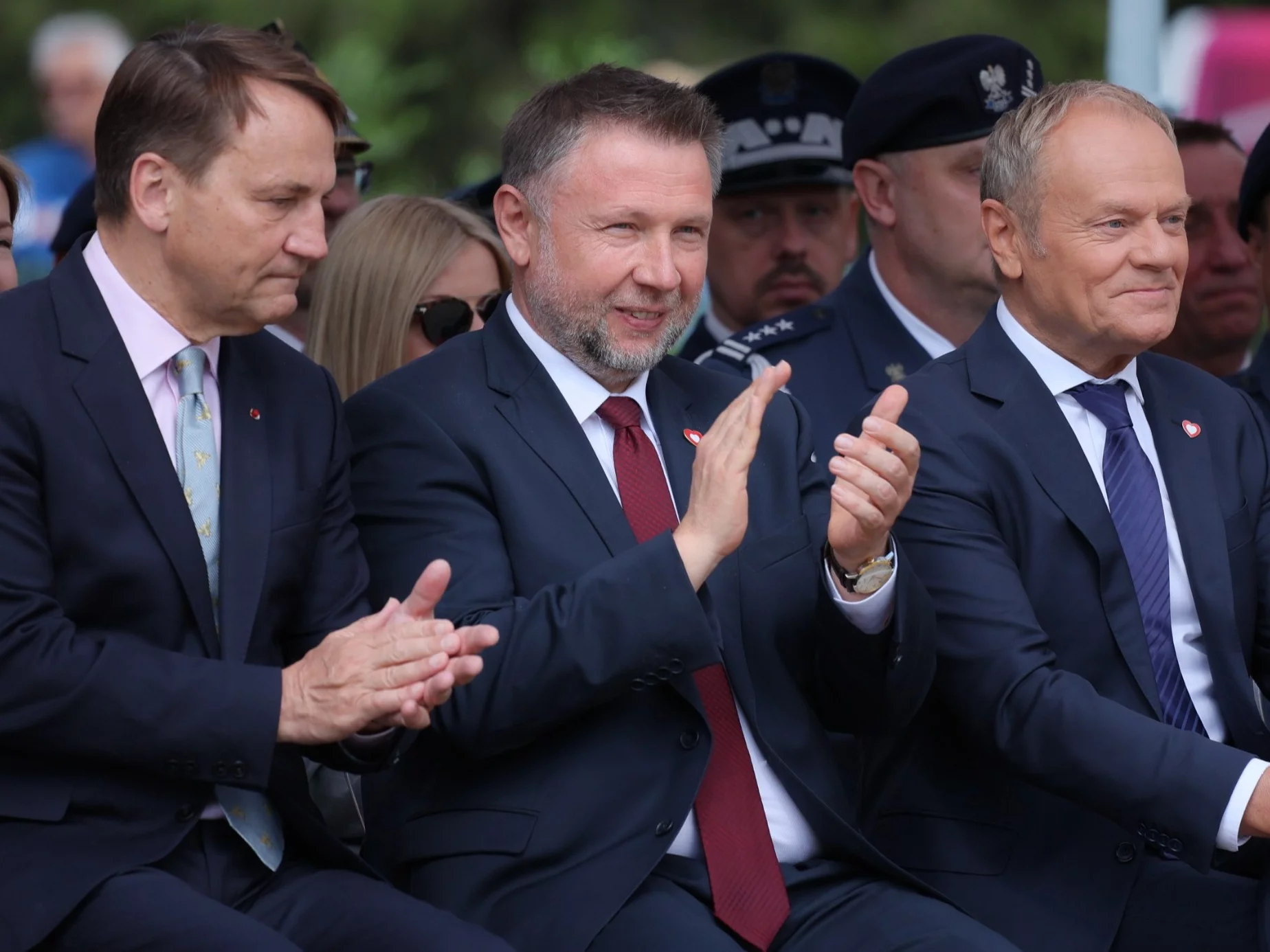Radosław Sikorski, Marcin Kierwiński i Donald Tusk
