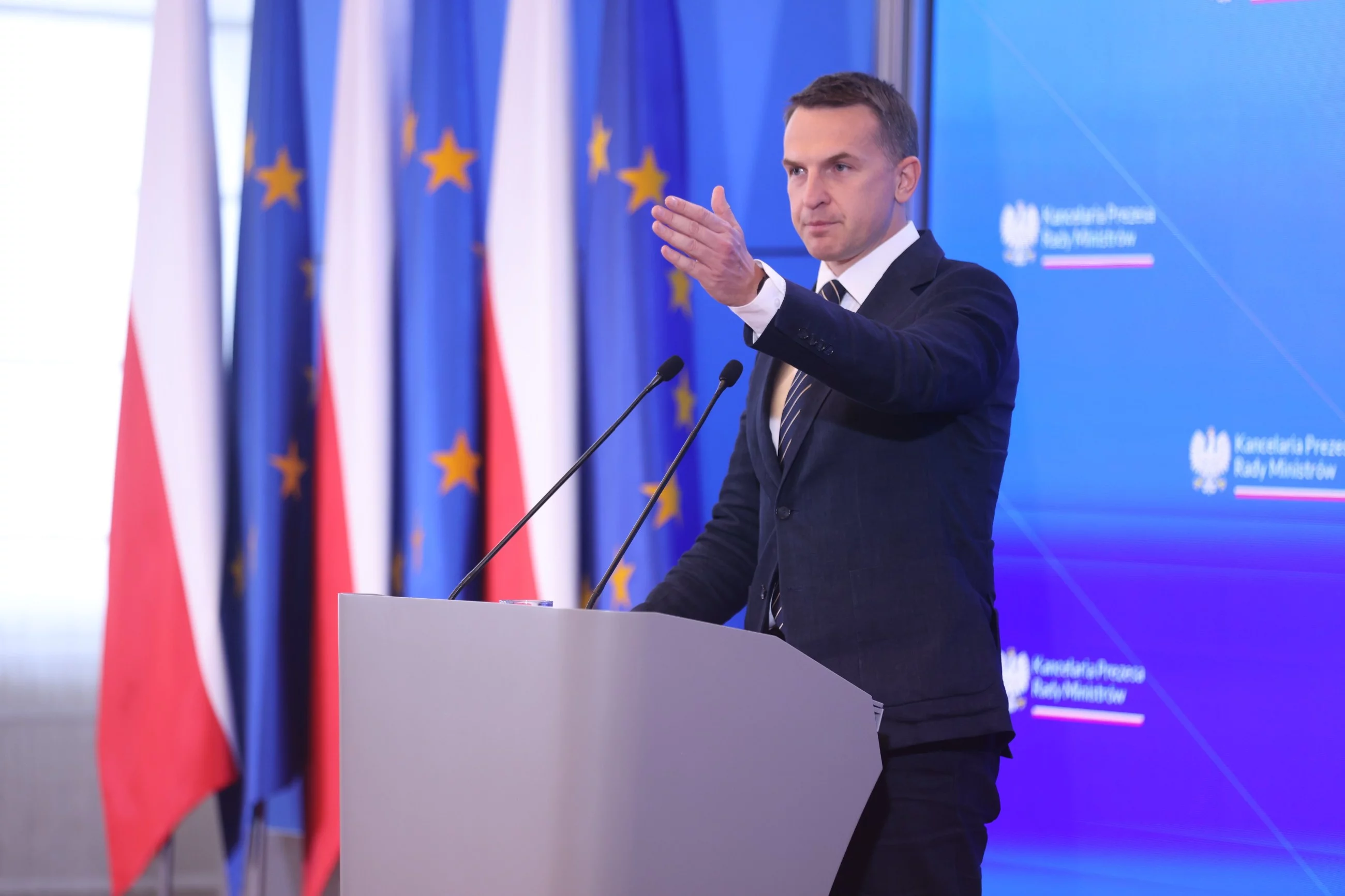 Rzecznik rządu Adam Szłapka