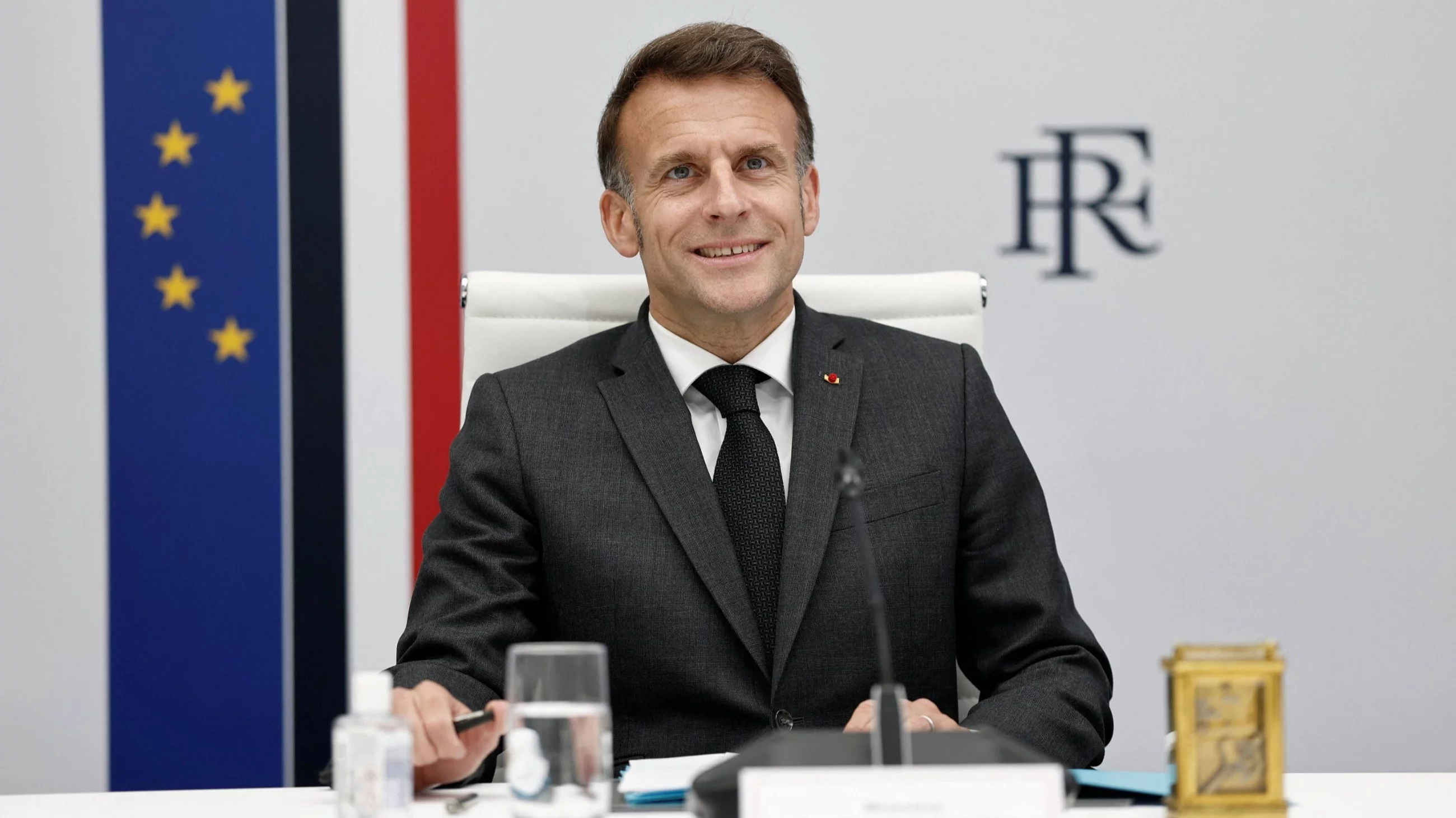 Prezydent Francji Emmanuel Macron