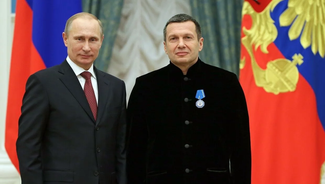 Władimir Sołowjow nagrodzony Orderem Honoru przez Władimira Putina, 25 grudnia 2013