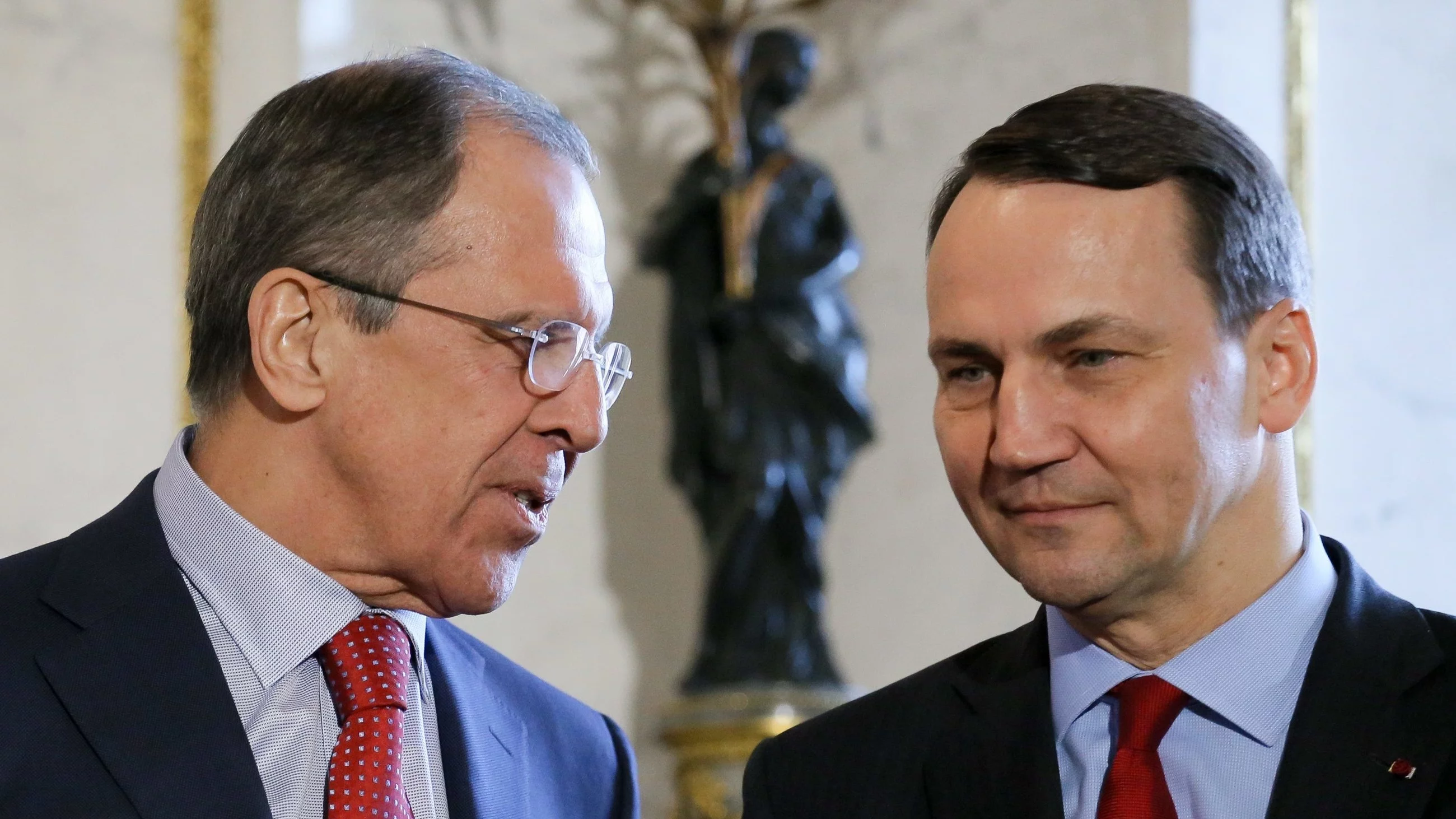 Siergiej Ławrow i Radosław Sikorski