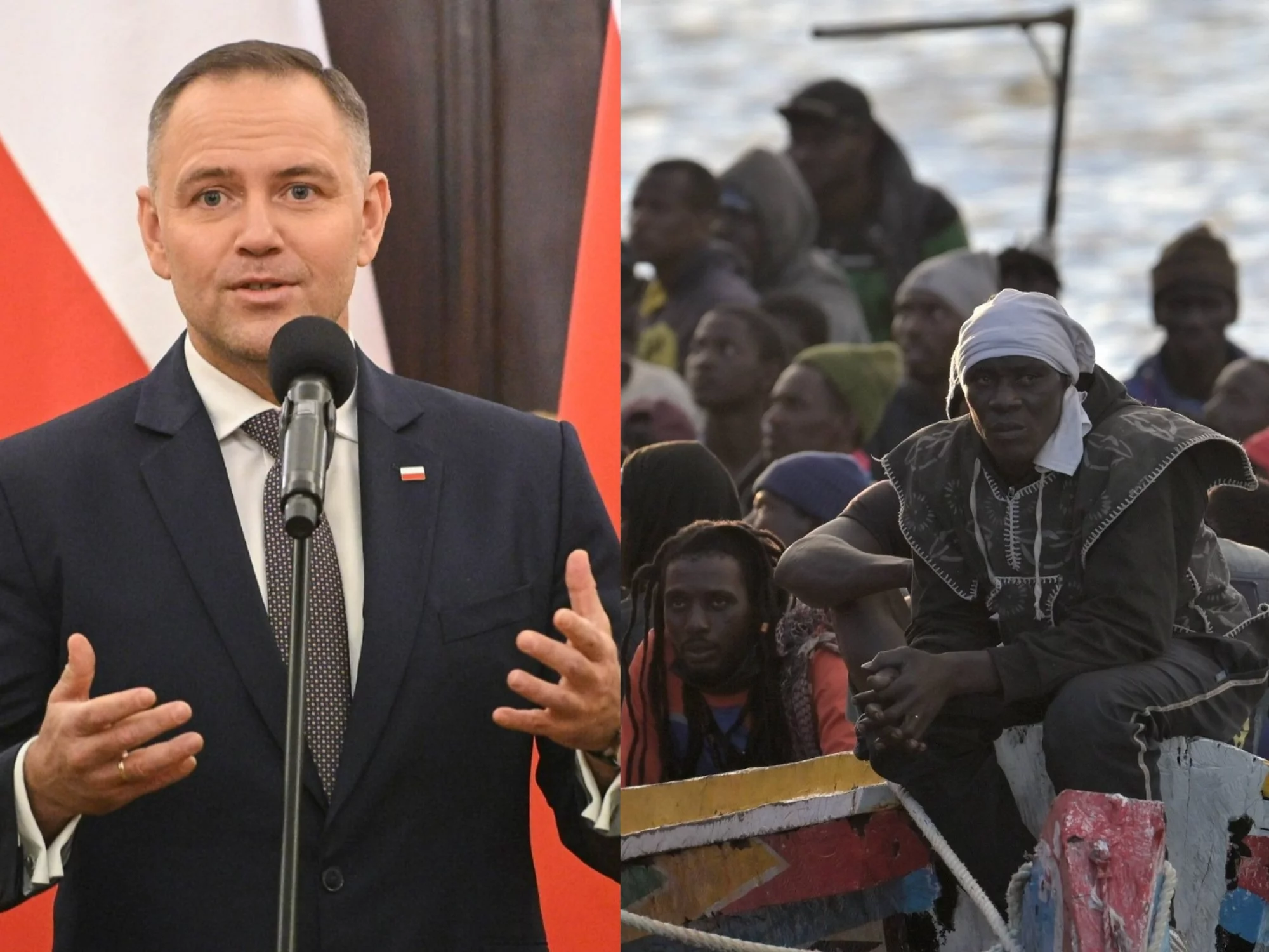 Prezydent RP Karol Nawrocki i migranci