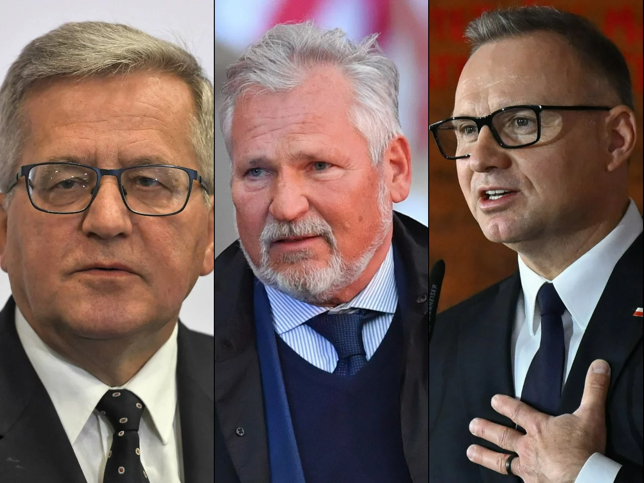 Bronisław Komorowski, Aleksander Kwaśniewski, Andrzej Duda