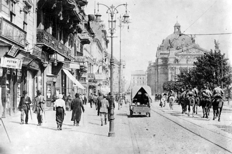Lwów, Wały Hetmańskie, ok. 1900 rok