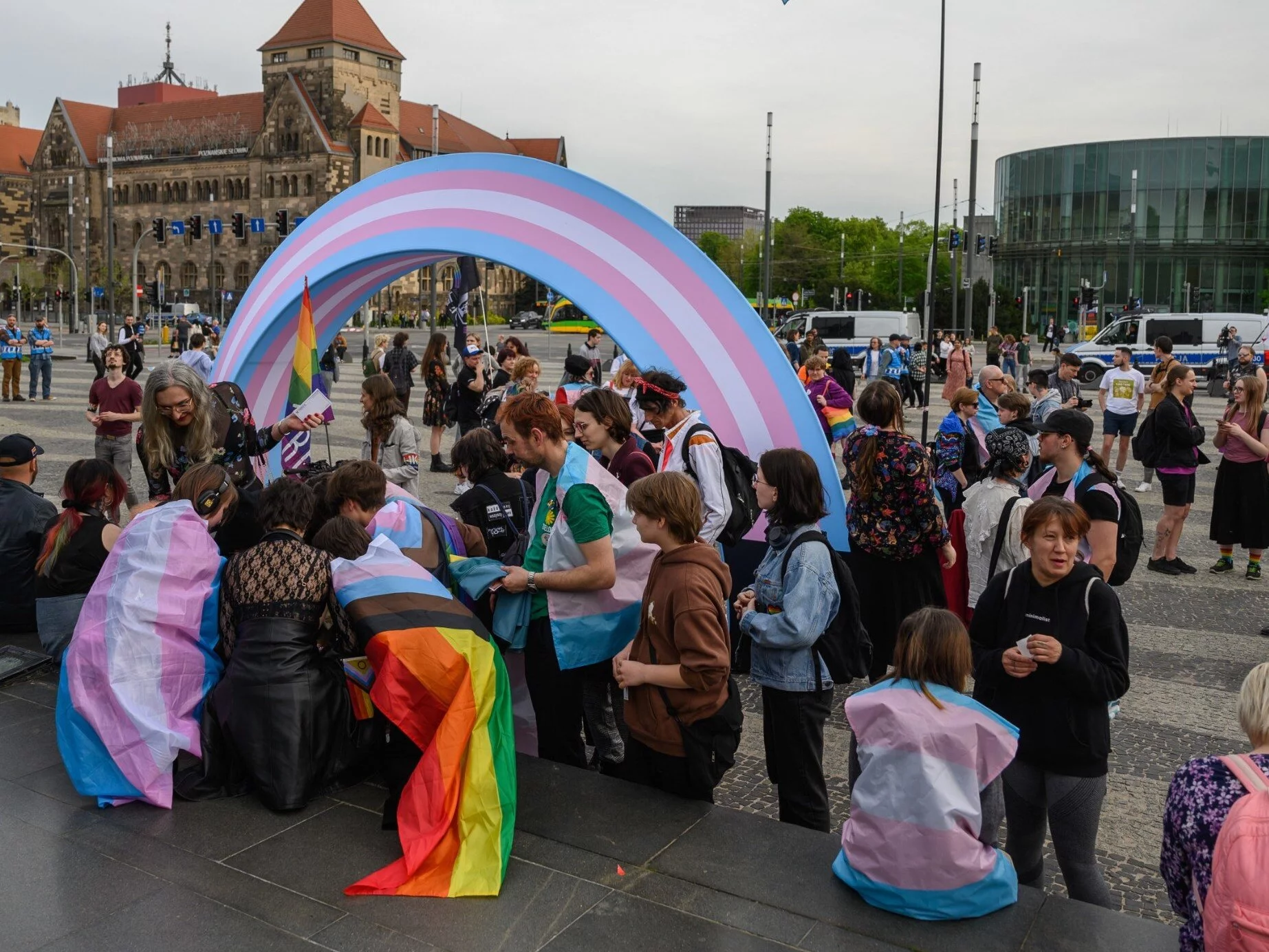 Poznań, 13.04.2024. "Marsz Równości i Dzień Widoczności Osób Trans"