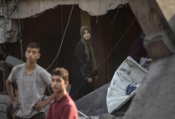 Uchodźcy w obozie Maghazi w Strefie Gazy. Zdj. ilustracyjne