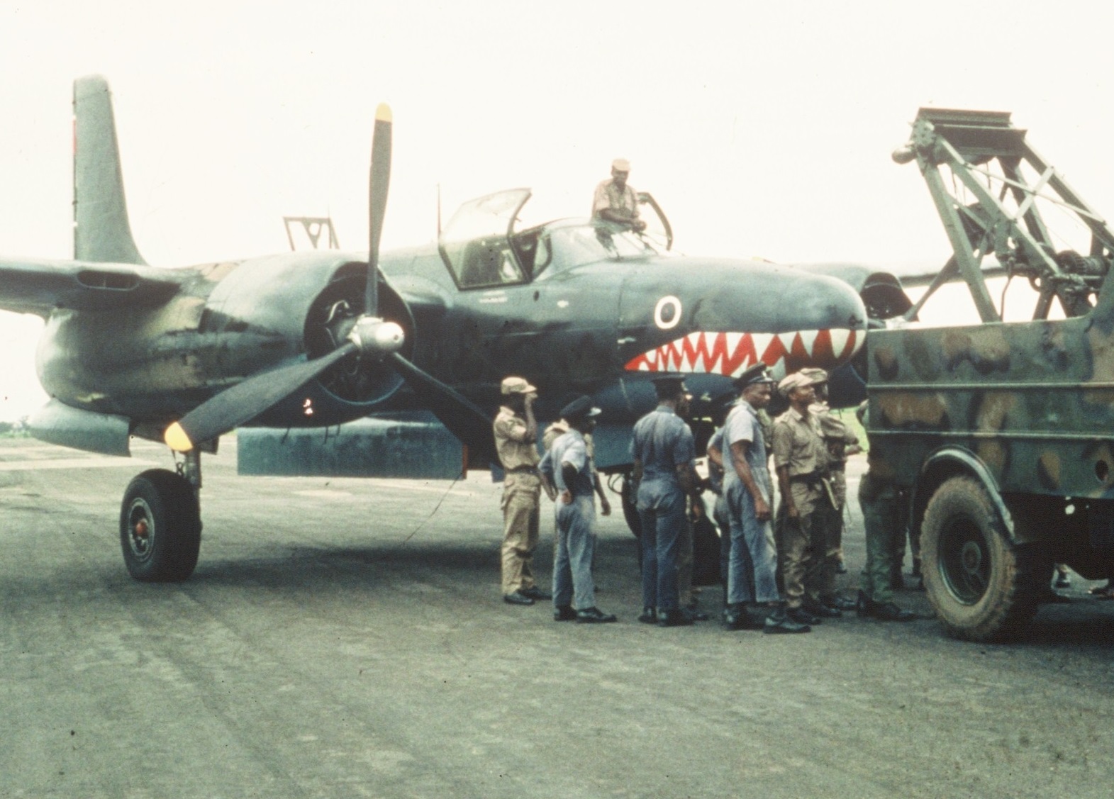 Samolot Douglas B-26, na którym latał Zumbach.