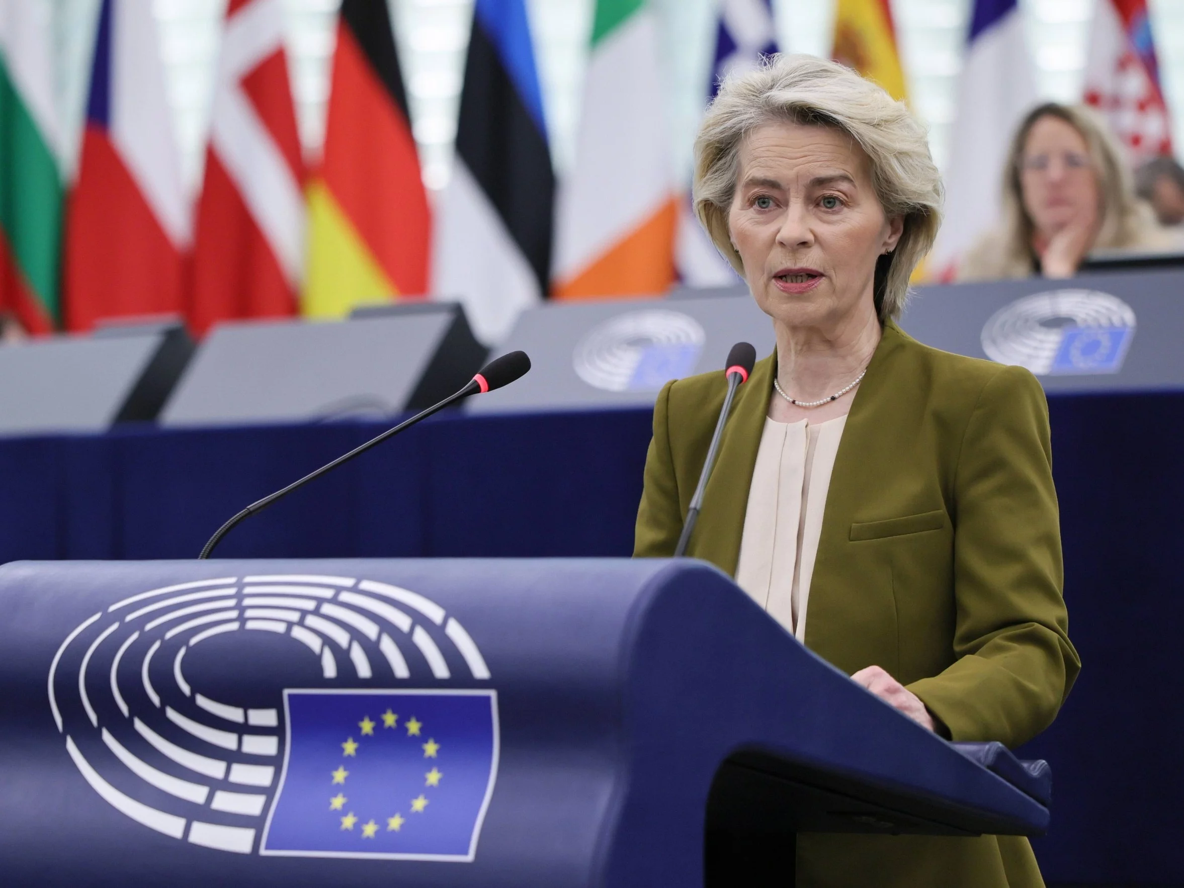 Ursula von der Leyen przemawia w Parlamencie Europejskim