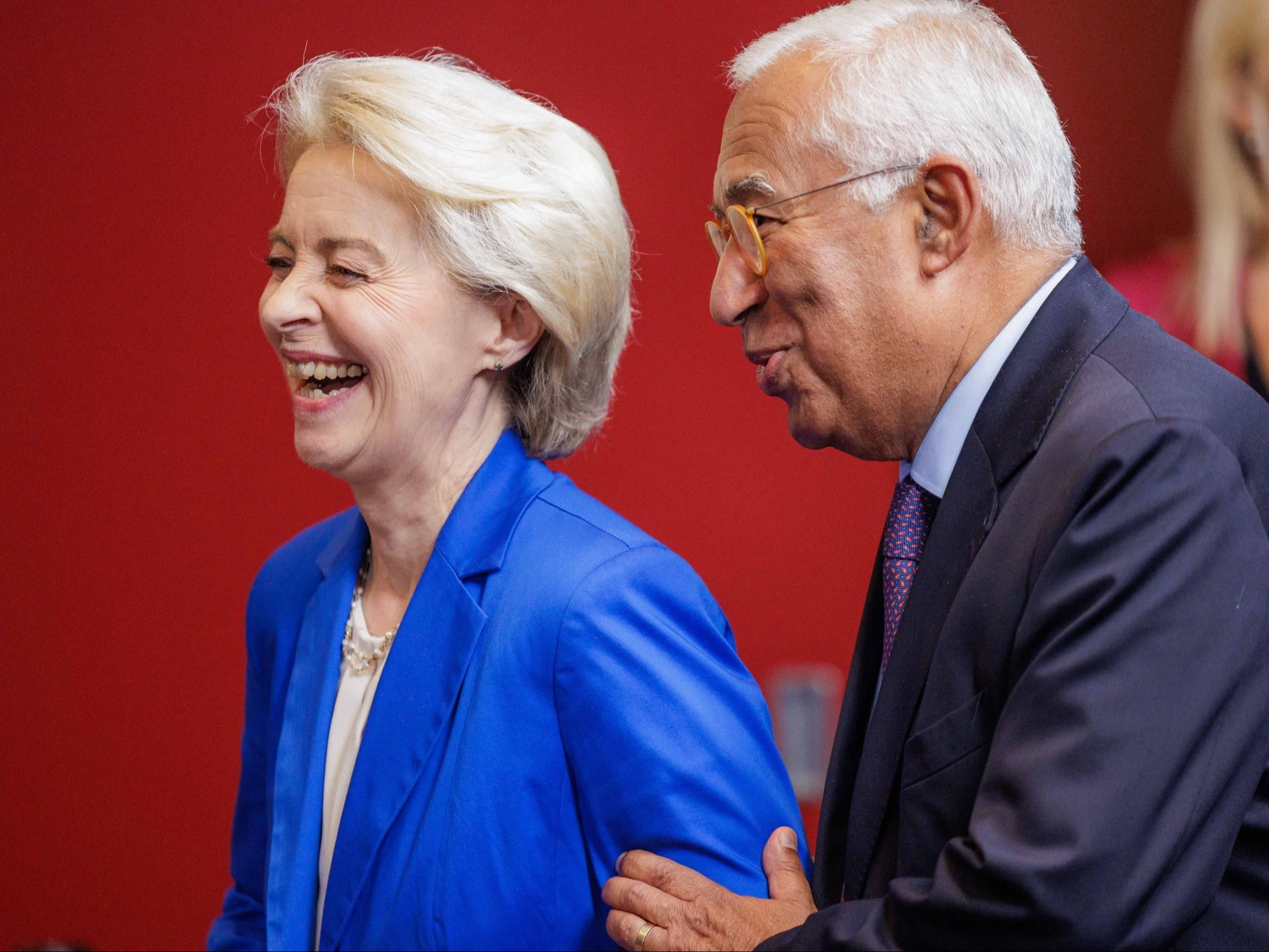 Przewodnicząca Komisji Europejskiej Ursula von der Leyen, Przewodniczący Rady Europejskiej Antonio Costa
