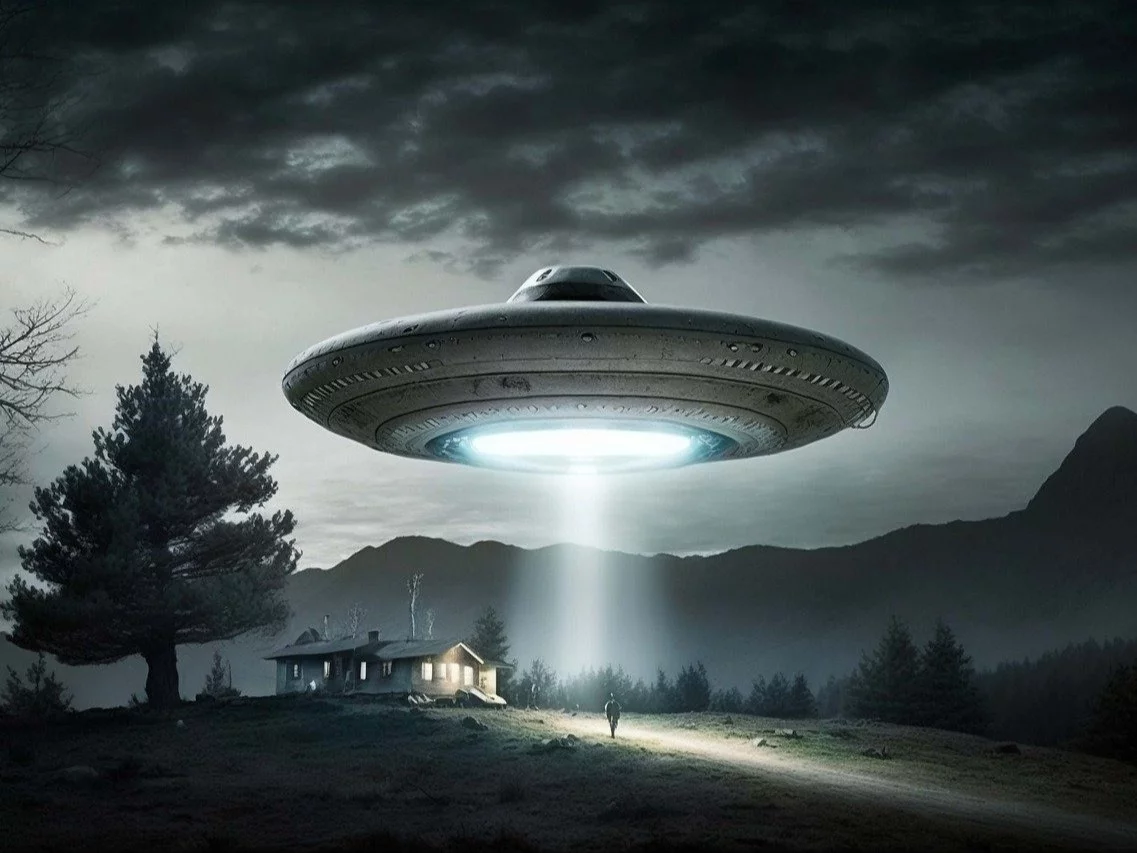 UFO. Grafika ilustracyjna