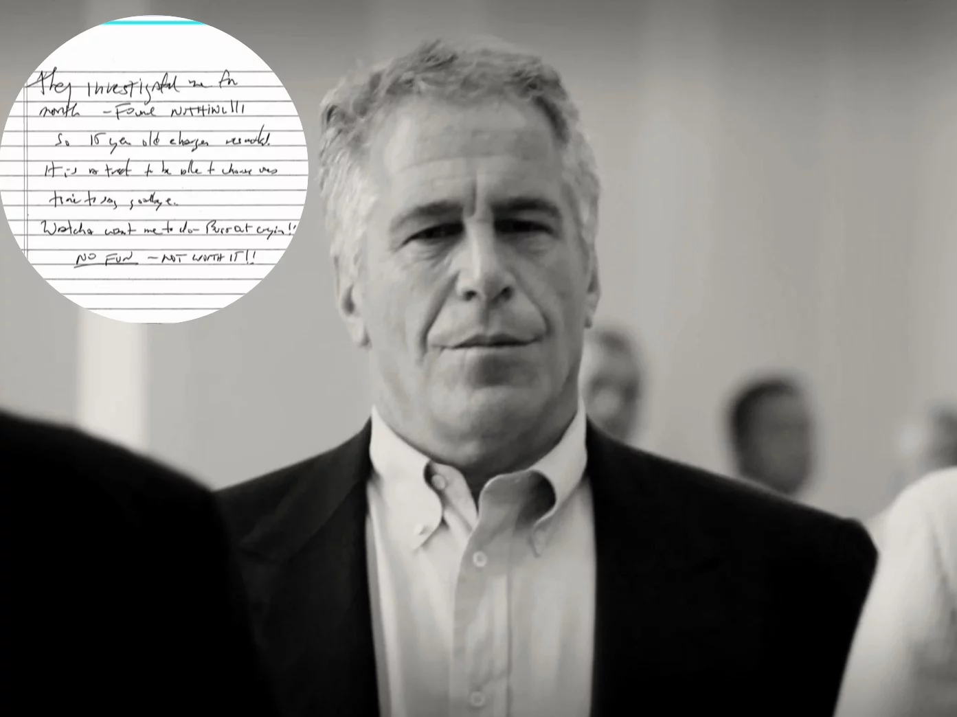 Jeffrey Epstein miał napisać list pożegnalny