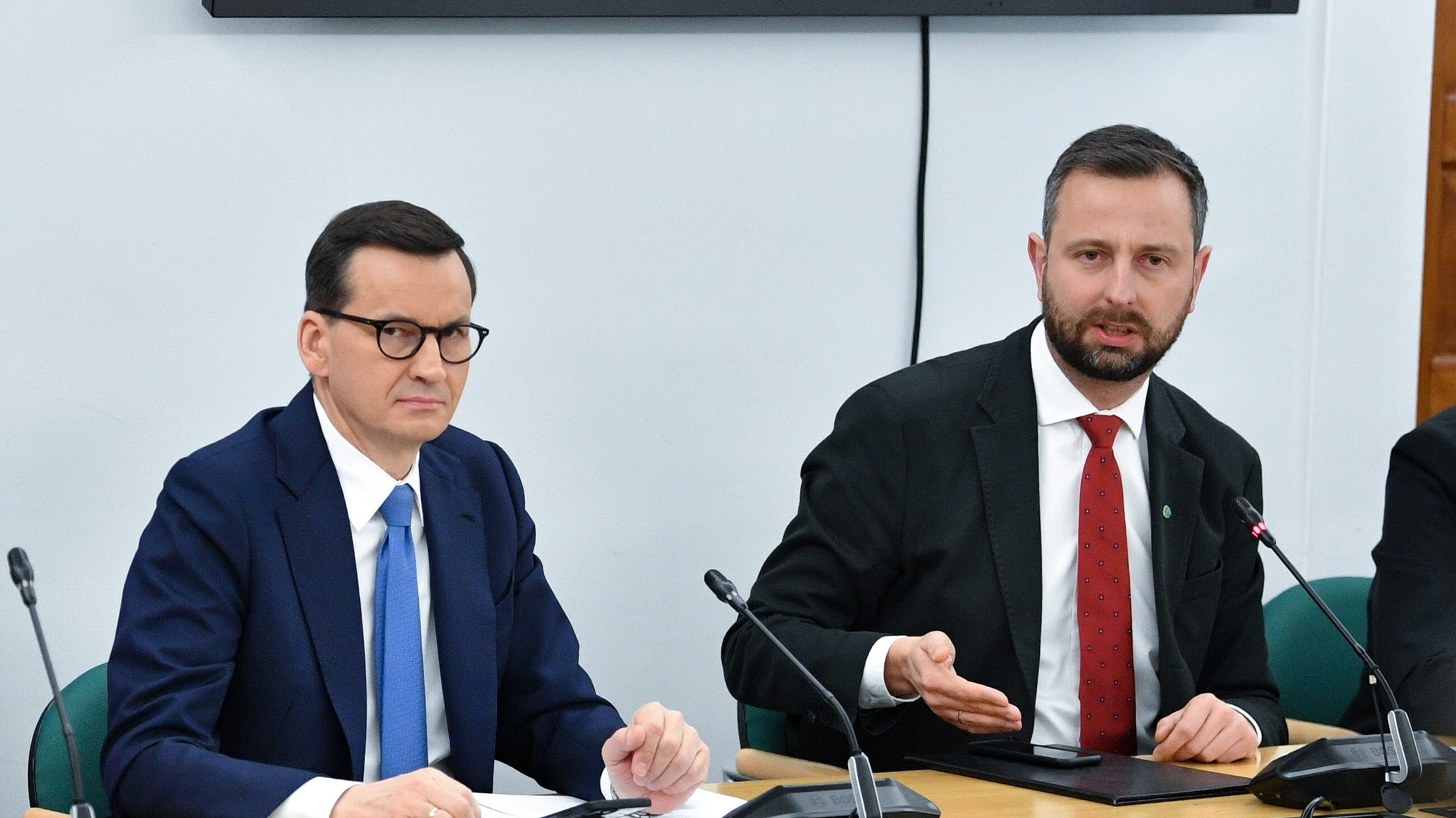 Premier Mateusz Morawiecki i prezes Polskiego Stronnictwa Ludowego Władysław Kosiniak-Kamysz