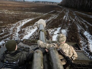 Ukraina, 02.02.2023. Wojska sił zbrojnych Ukrainy.