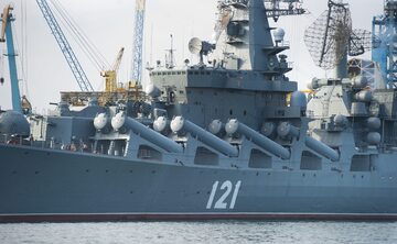 Ukraina, Krym. Port Floty Czarnomorskiej w Sewastopolu.