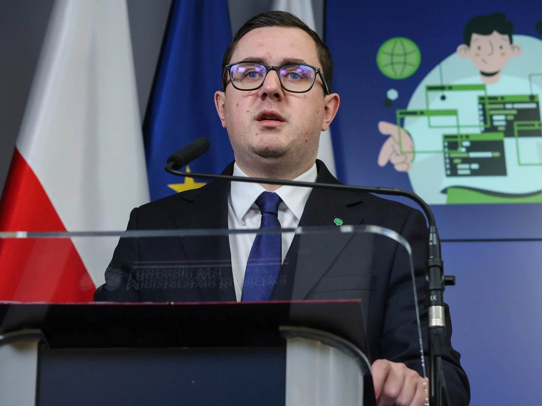 Minister energii Miłosz Motyka