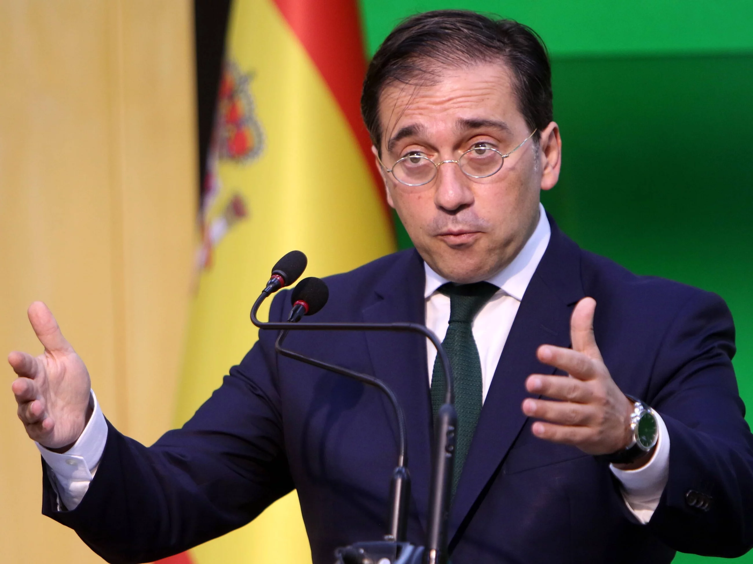 Jose Manuel Albares, minister spraw zagranicznych Hiszpanii