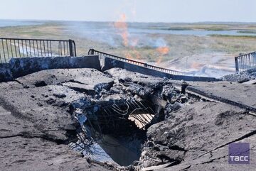 Ukraińcy ostrzelali Most Czonharski na Krymie