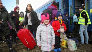 Ukraińscy uchodźcy w Olkuszu