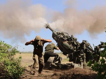 Ukraińscy żołnierze podczas wojny z Rosją, maj 2023 r.
