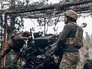 Ukraińscy żołnierze podczas wojny z Rosją, maj 2023 r.