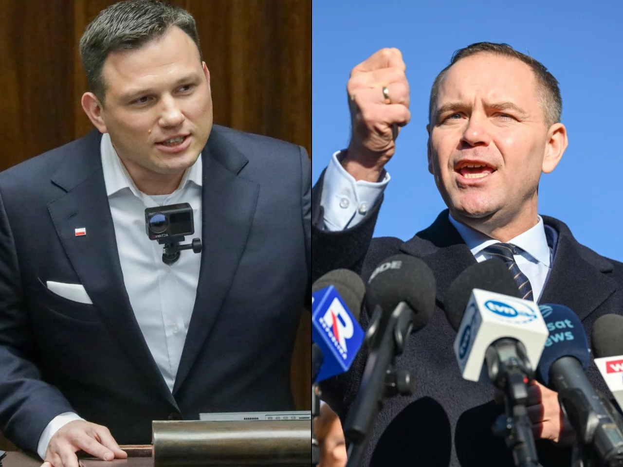 Sławomir Mentzen (L) vs. Karol Nawrocki (P)