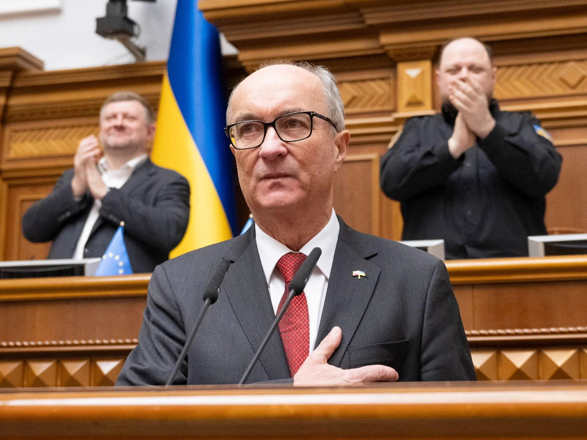Włodzimierz Czarzasty w parlamencie Ukrainy