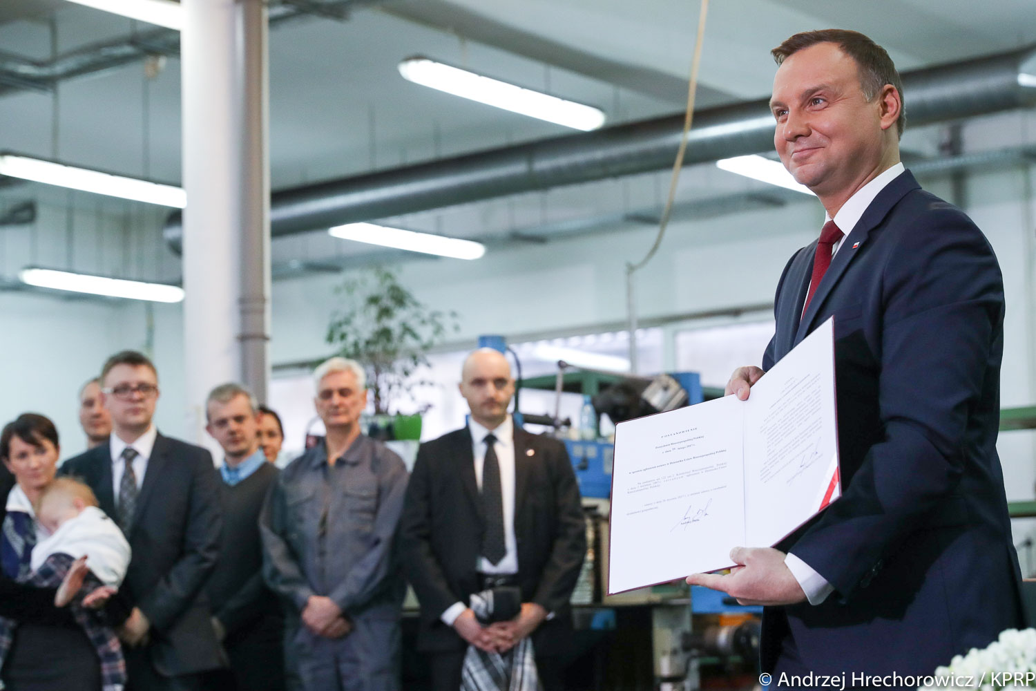 Uroczystość podpisania ustawy o zmianie ustawy o swobodzie działalności gospodarczej