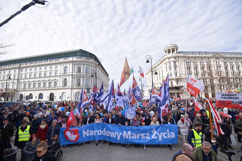 Narodowy Marsz Życia w Warszawie