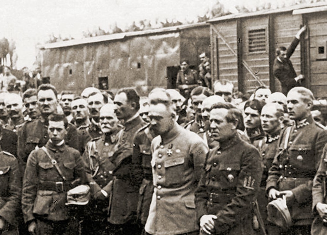 Józef Piłsudski i Symon Petlura w Stanisławowie, 1920 r.