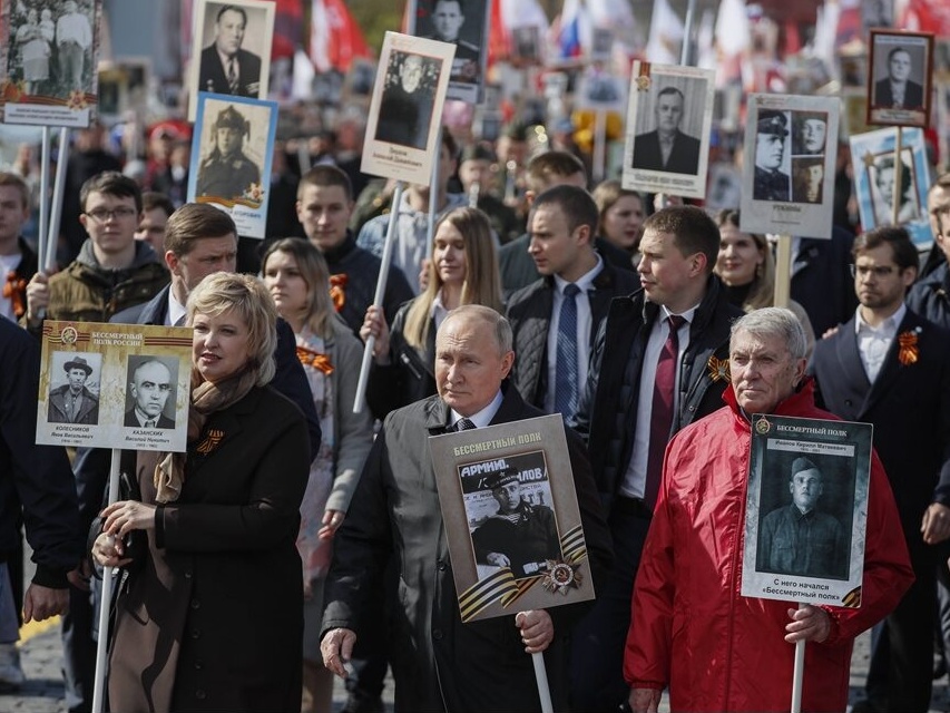 Rosyjskie obchody Dnia Zwycięstwa w 77. rocznicę zakończenia II wojny światowej.