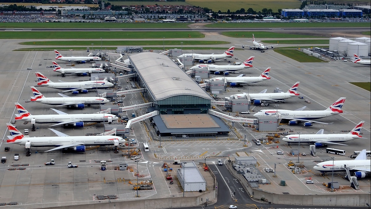Lotnisko Heathrow, zdjęcie ilustracyjne