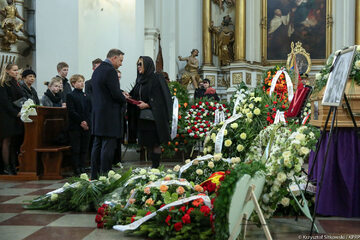 Uroczystości pogrzebowe śp. Pawła Królikowskiego