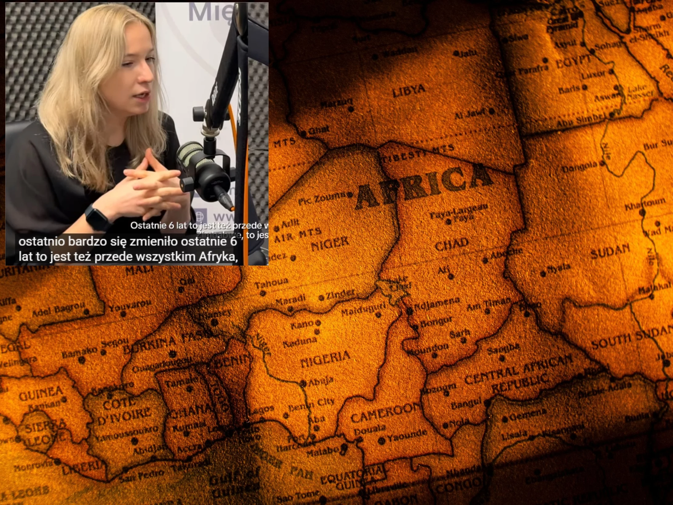 Wiktoria Herun, Ukraina z lubelskiego magistratu. Mapa Afryki