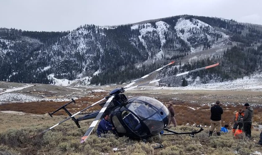 Strącony helikopter