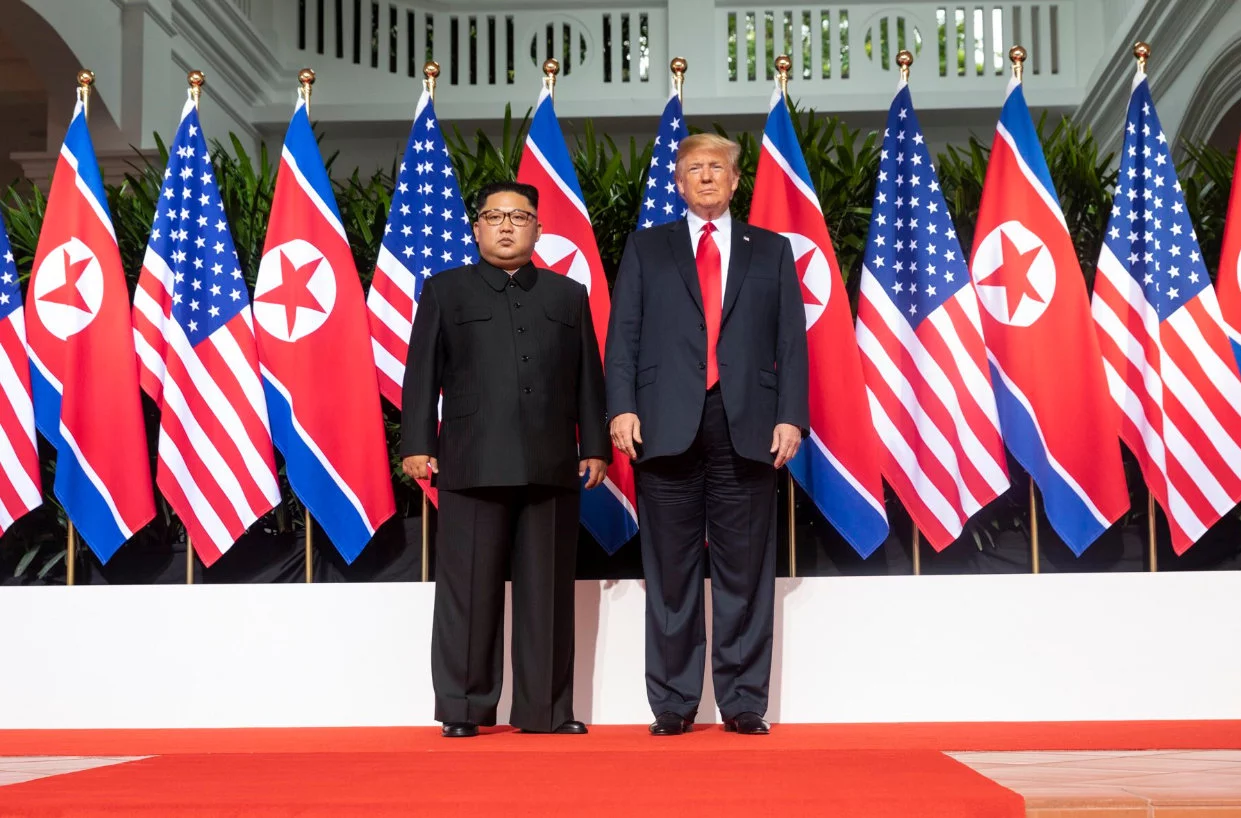 Kim Dzong Un i Donald Trump