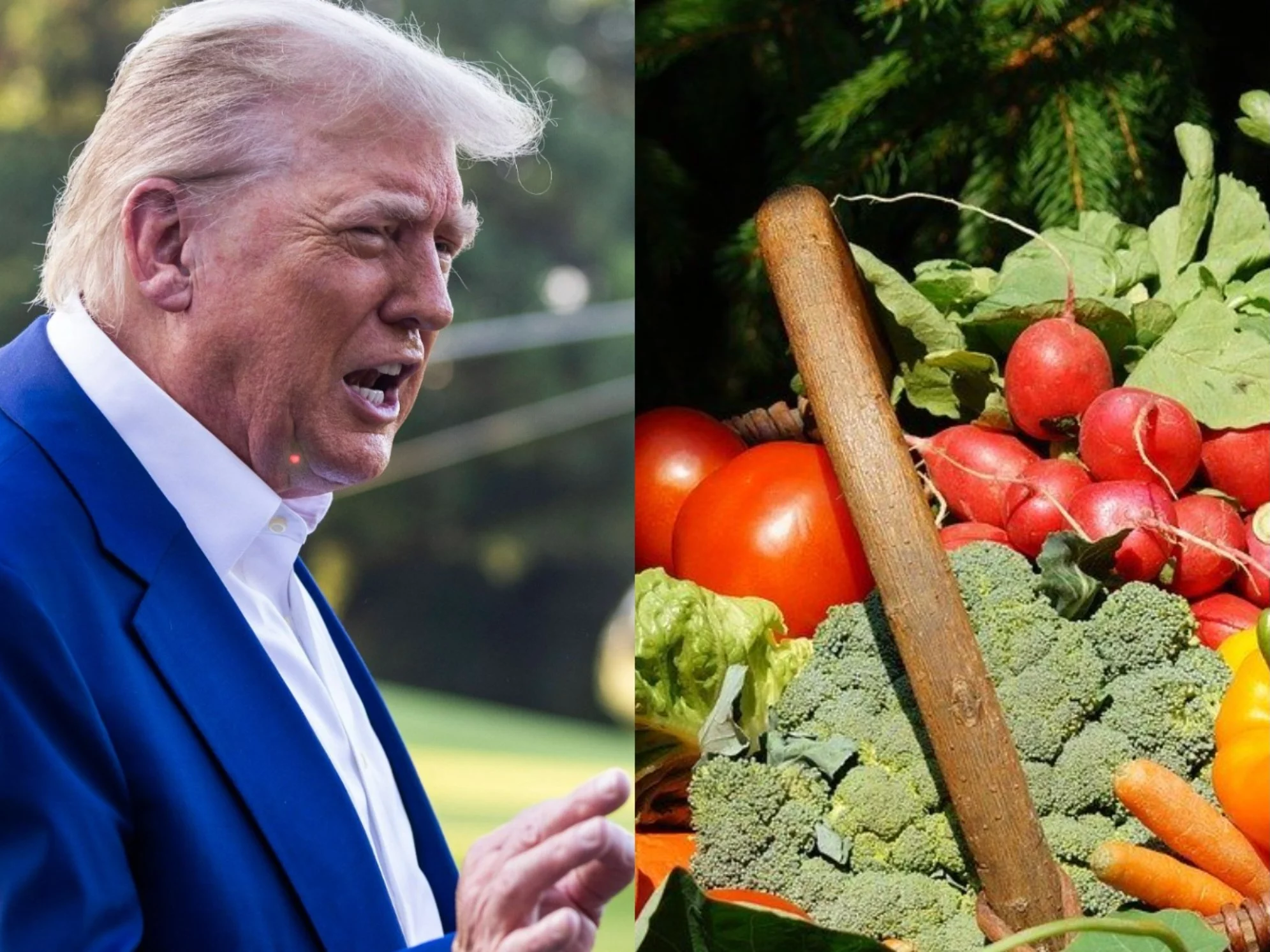 Donald Trump, warzywa