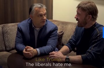 Victor Orban i Chuck Norris